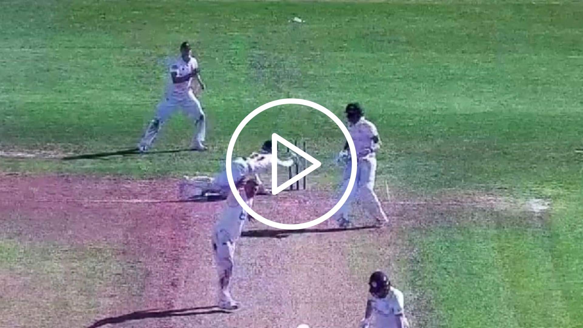 [Watch] Haider Ali's 'Brainfade' Moment Results in Bizarre Dismissal in County Championship